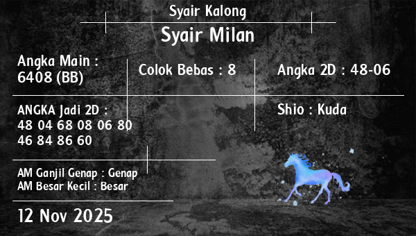 Syair Kalong - Syair Milan