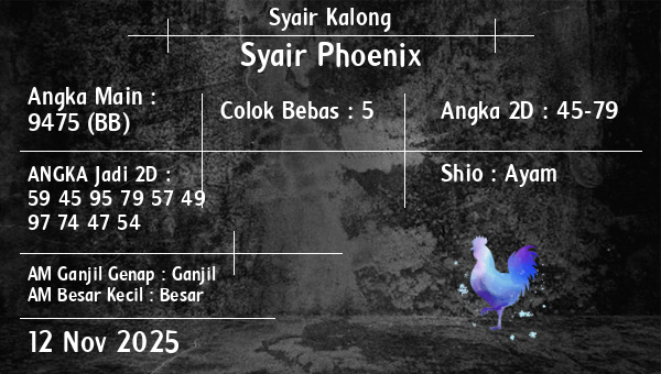 Syair Kalong - Syair Phoenix