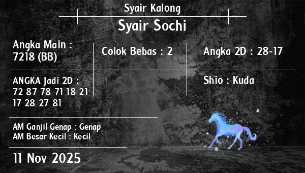 Syair Kalong - Syair Sochi