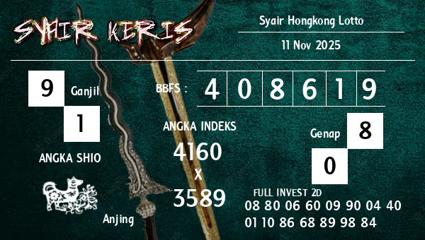  - Syair Hongkong Lotto