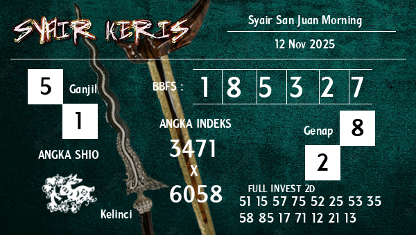  - Syair San Juan Morning