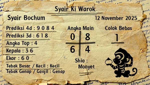 Syair Ki Warok - Syair Bochum