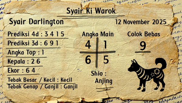 Syair Ki Warok - Syair Darlington