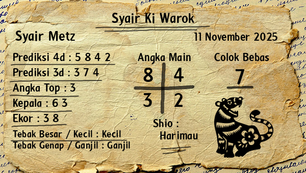 Syair Ki Warok - Syair Metz