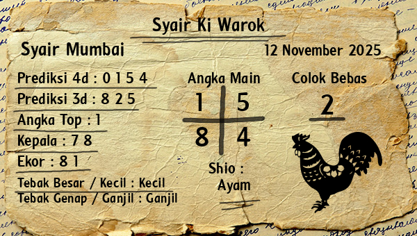 Syair Ki Warok - Syair Mumbai