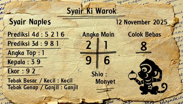 Syair Ki Warok - Syair Naples