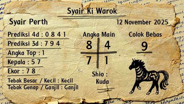 Syair Ki Warok - Syair Perth
