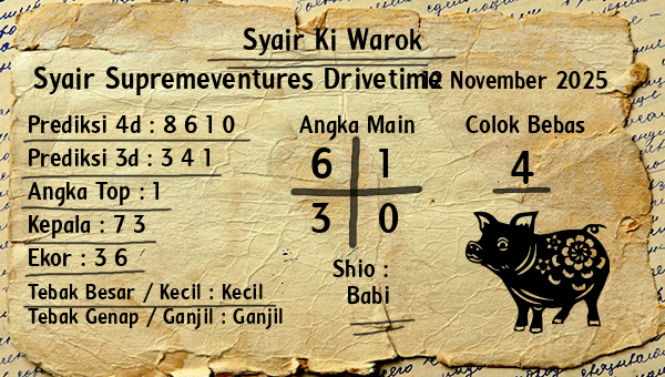 Syair Ki Warok - Syair Supremeventures Drivetime