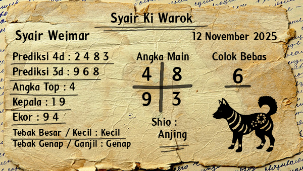 Syair Ki Warok - Syair Weimar