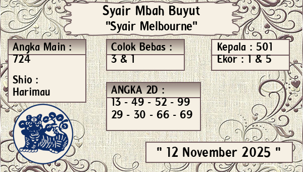 Syair Mbah Buyut - Syair Melbourne