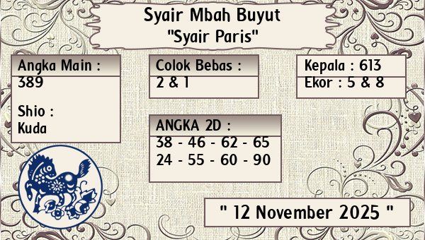 Syair Mbah Buyut - Syair Paris