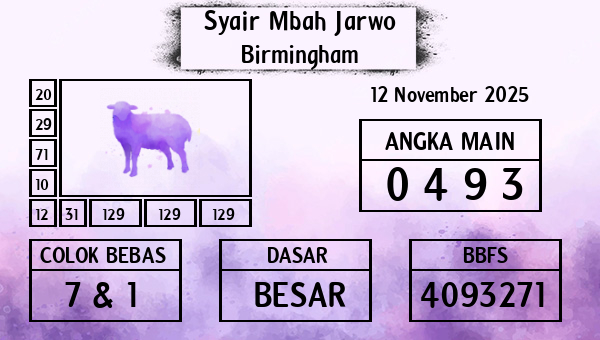 Syair Mbah Jarwo - Birmingham