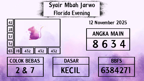 Syair Mbah Jarwo - Florida Evening