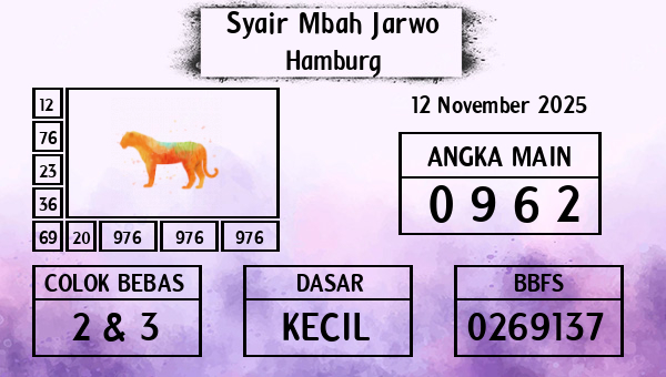 Syair Mbah Jarwo - Hamburg