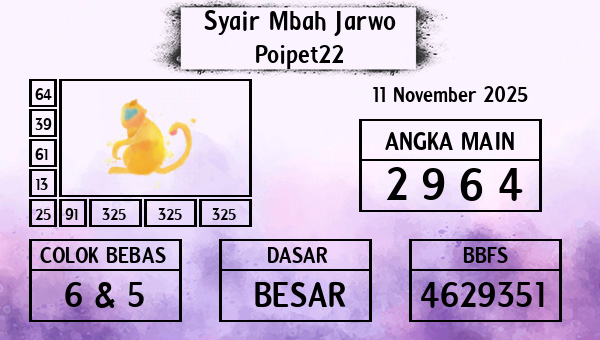 Syair Mbah Jarwo - Poipet22