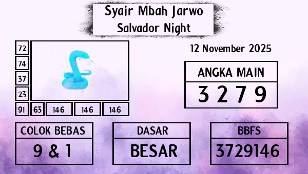 Syair Mbah Jarwo - Salvador Night
