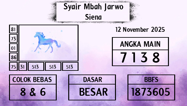 Syair Mbah Jarwo - Siena