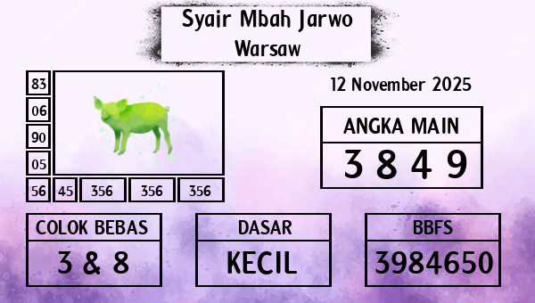 Syair Mbah Jarwo - Warsaw