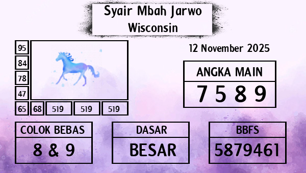 Syair Mbah Jarwo - Wisconsin