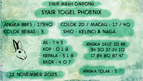 Syair Mbah Ompong - Syair Togel Phoenix