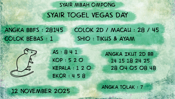 Syair Mbah Ompong - Syair Togel Vegas Day