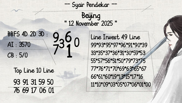 Syair Pendekar - Beijing