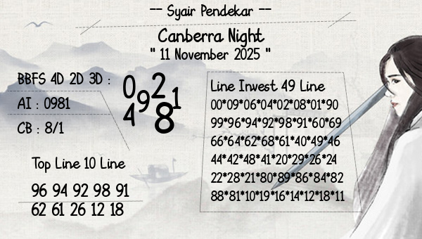 Syair Pendekar - Canberra Night
