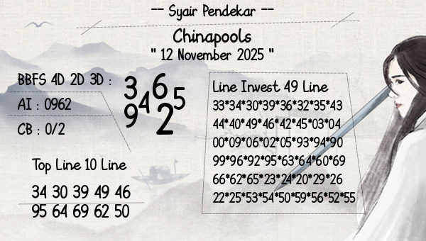 Syair Pendekar - Chinapools