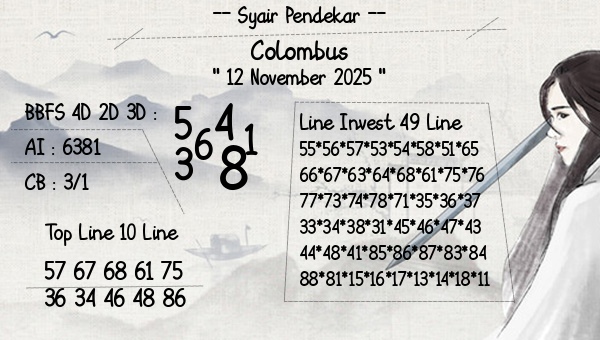 Syair Pendekar - Colombus