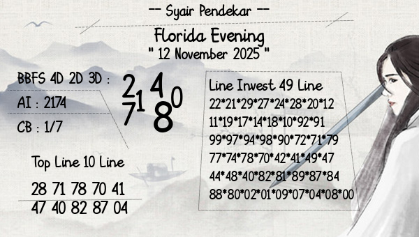 Syair Pendekar - Florida Evening