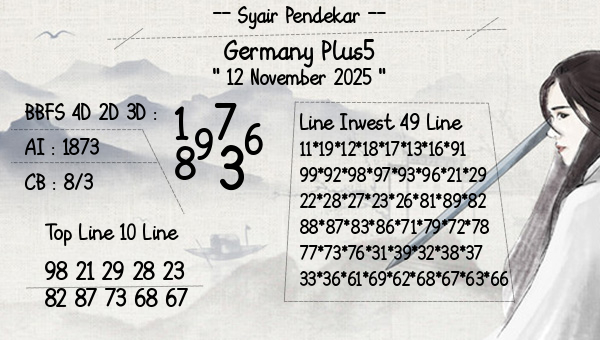 Syair Pendekar - Germany Plus5