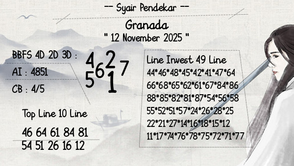 Syair Pendekar - Granada