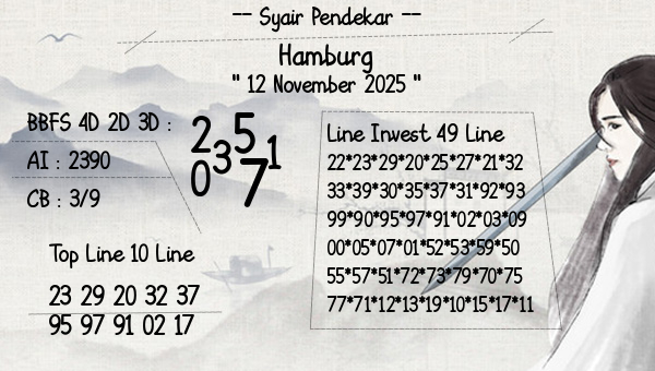 Syair Pendekar - Hamburg