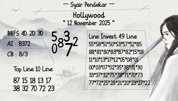 Syair Pendekar - Hollywood