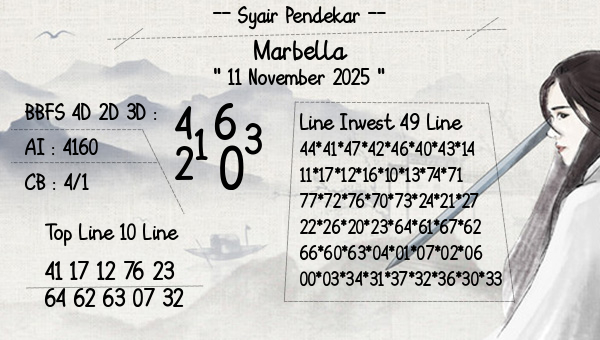 Syair Pendekar - Marbella