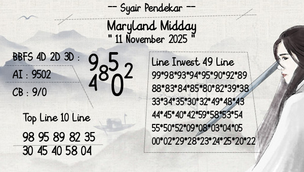 Syair Pendekar - Maryland Midday