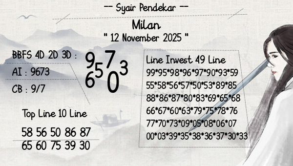 Syair Pendekar - Milan