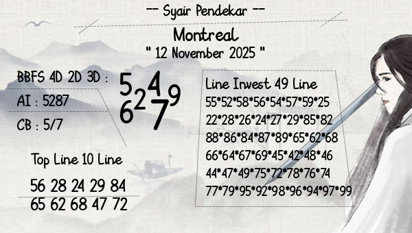 Syair Pendekar - Montreal