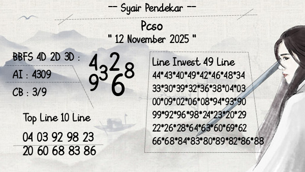 Syair Pendekar - Pcso