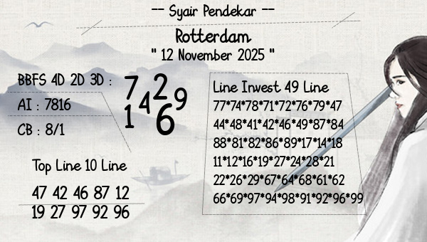 Syair Pendekar - Rotterdam