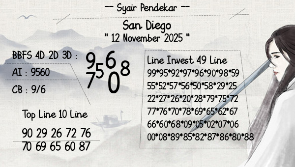 Syair Pendekar - San Diego