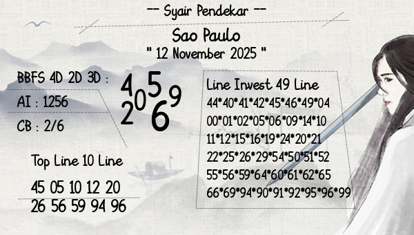 Syair Pendekar - Sao Paulo