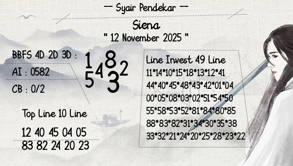 Syair Pendekar - Siena