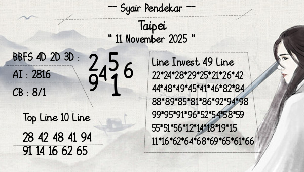 Syair Pendekar - Taipei