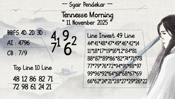 Syair Pendekar - Tennesse Morning