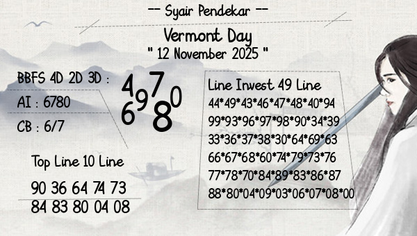 Syair Pendekar - Vermont Day