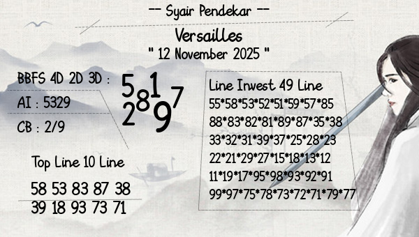 Syair Pendekar - Versailles