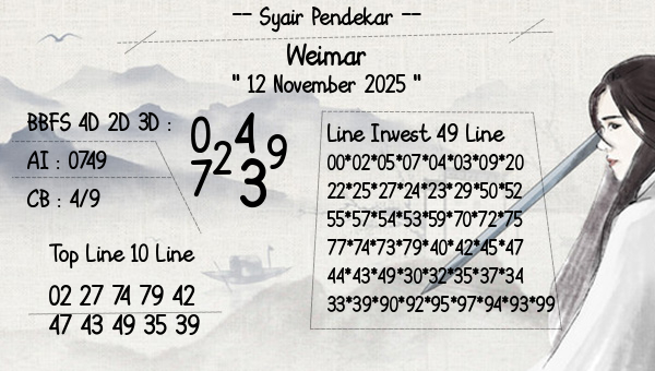 Syair Pendekar - Weimar