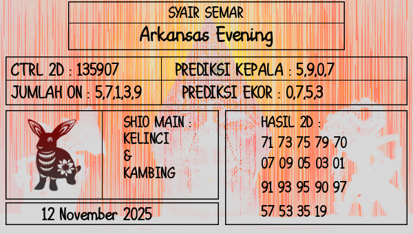 SYAIR SEMAR - Arkansas Evening