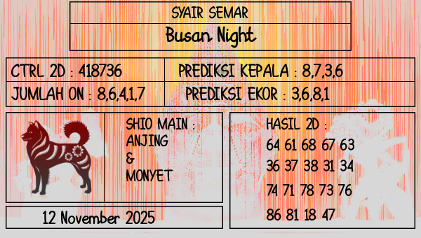 SYAIR SEMAR - Busan Night
